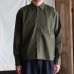画像15: 「遠州」7オンス チノクロス ボクシー クロップド 長袖シャツ【MADE IN JAPAN】『日本製』/ Upscape Audience【ご予約商品・8月25日入荷予定】 (15)