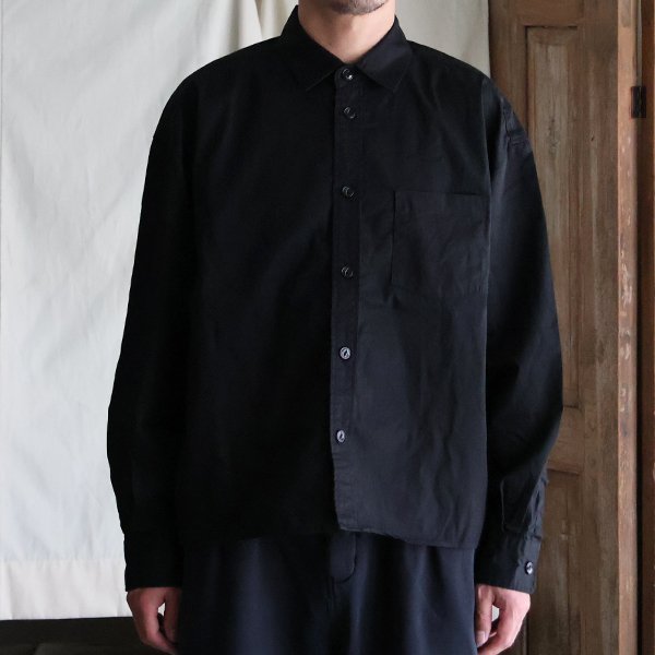 画像7: 「遠州」7オンス チノクロス ボクシー クロップド 長袖シャツ【MADE IN JAPAN】『日本製』/ Upscape Audience【ご予約商品・8月25日入荷予定】