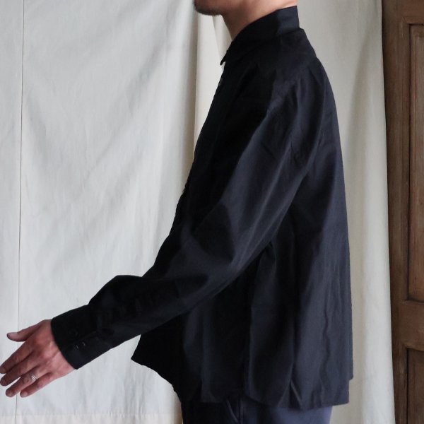 画像8: 「遠州」7オンス チノクロス ボクシー クロップド 長袖シャツ【MADE IN JAPAN】『日本製』/ Upscape Audience【ご予約商品・8月25日入荷予定】