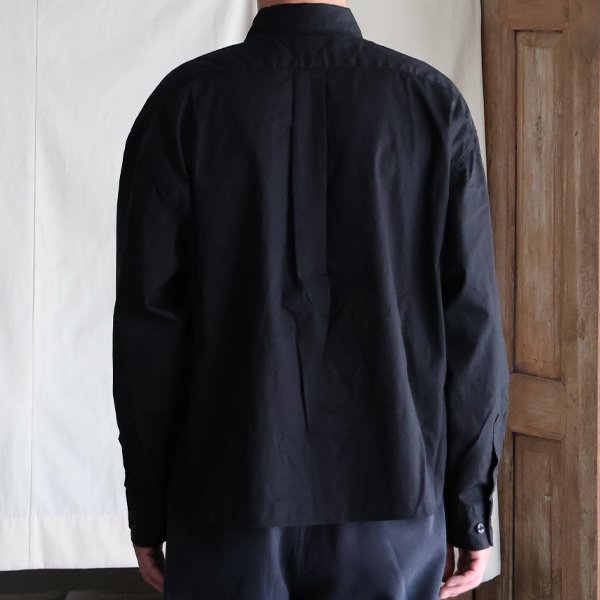 画像9: 「遠州」7オンス チノクロス ボクシー クロップド 長袖シャツ【MADE IN JAPAN】『日本製』/ Upscape Audience【ご予約商品・8月25日入荷予定】