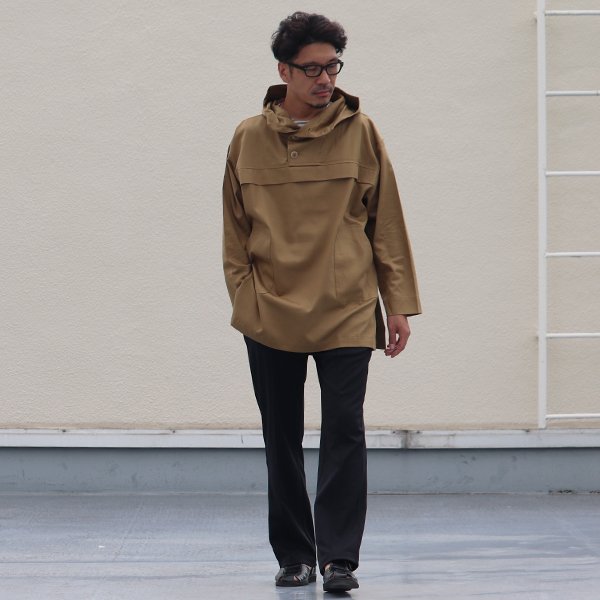 画像4: グロッシーツイル サイドスリット アノラックパーカ-【MADE IN JAPAN】『日本製』/ Upscape Audience