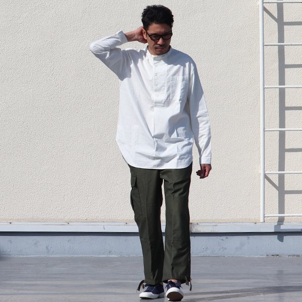 画像12: コットンシーチングクロス コックオーバーシャツ【MADE IN JAPAN】『日本製』/ Upscape Audience