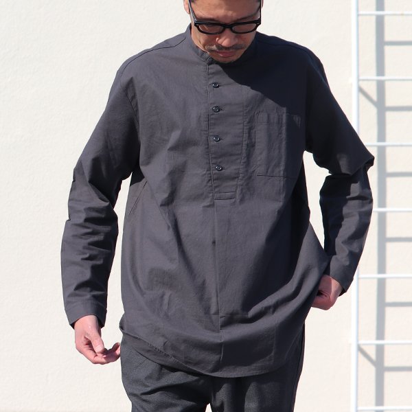 画像3: コットンシーチングクロス コックオーバーシャツ【MADE IN JAPAN】『日本製』/ Upscape Audience