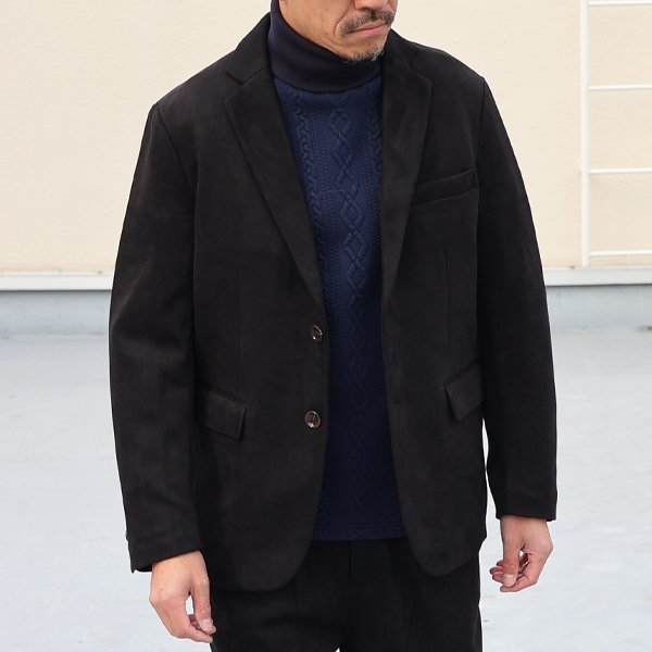 画像2: 【RE PRICE / 価格改定】ダンボールスエード 2B テーラードジャケット / Audience