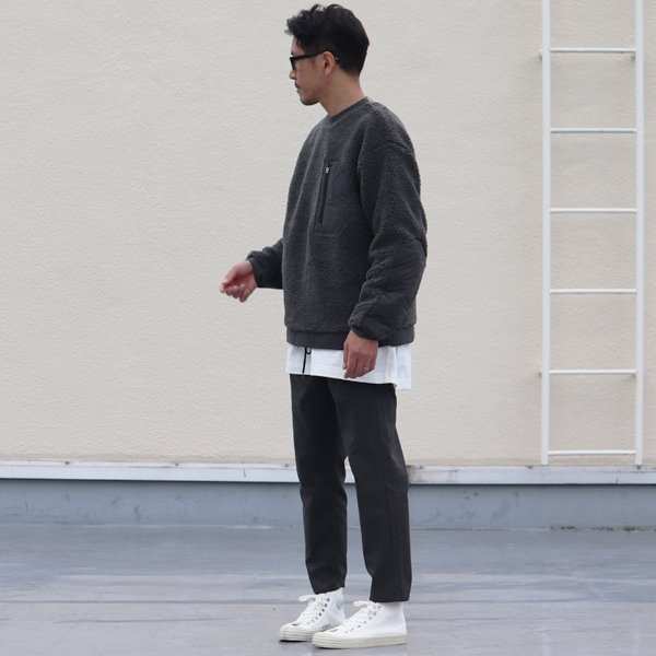 画像11: 【Lanificio Becagli（ベッカリー）】トスカーナボア クルーネックプルオーバージャケット【MADE IN JAPAN】『日本製』【送料無料】/ Upscape Audience