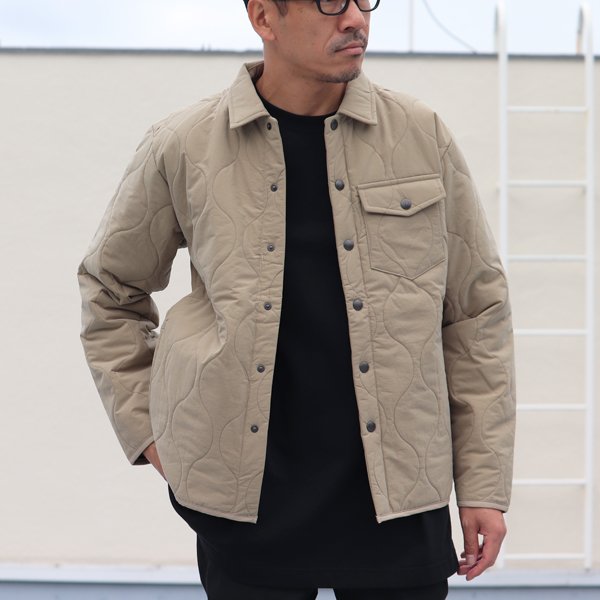 画像3: 【耐水撥水コットンタッチナイロン】Teflon（テフロン）ウェーブキルト CPOスナップジャケット【MADE IN JAPAN】『日本製』【送料無料】 / Upscape Audience