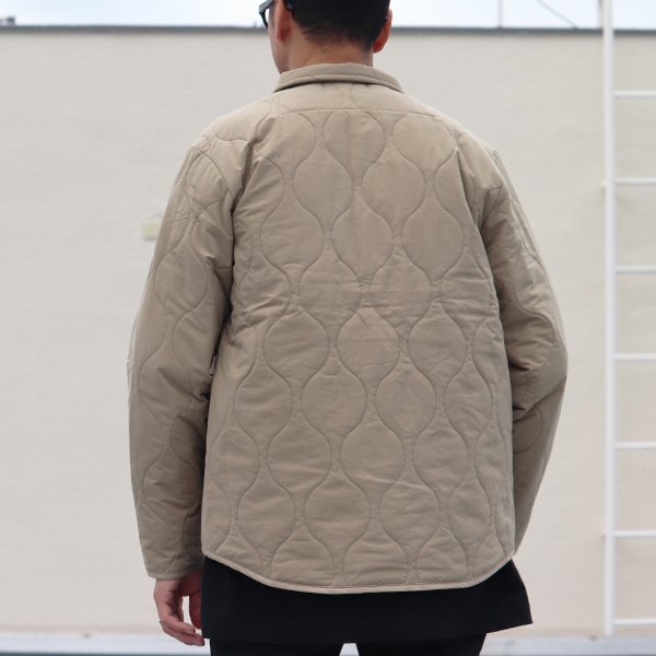 画像5: 【耐水撥水コットンタッチナイロン】Teflon（テフロン）ウェーブキルト CPOスナップジャケット【MADE IN JAPAN】『日本製』【送料無料】 / Upscape Audience