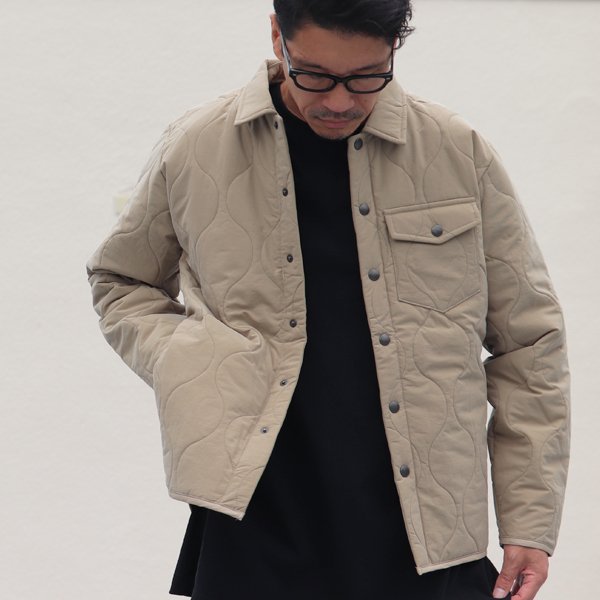 画像8: 【耐水撥水コットンタッチナイロン】Teflon（テフロン）ウェーブキルト CPOスナップジャケット【MADE IN JAPAN】『日本製』【送料無料】 / Upscape Audience