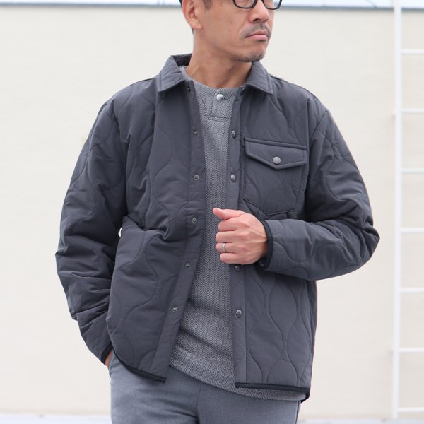 画像3: 【RE PRICE / 価格改定】【耐水撥水コットンタッチナイロン】Teflon（テフロン）ウェーブキルト CPOスナップジャケット【MADE IN JAPAN】『日本製』 / Upscape Audience