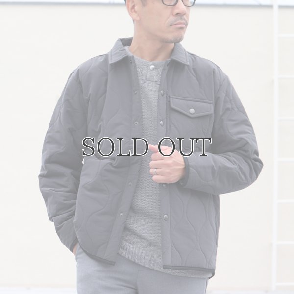 画像3: 【RE PRICE / 価格改定】【耐水撥水コットンタッチナイロン】Teflon（テフロン）ウェーブキルト CPOスナップジャケット【MADE IN JAPAN】『日本製』 / Upscape Audience