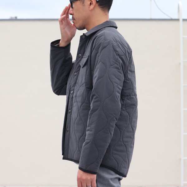 画像4: 【RE PRICE / 価格改定】【耐水撥水コットンタッチナイロン】Teflon（テフロン）ウェーブキルト CPOスナップジャケット【MADE IN JAPAN】『日本製』 / Upscape Audience