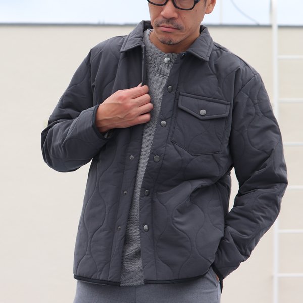 画像6: 【RE PRICE / 価格改定】【耐水撥水コットンタッチナイロン】Teflon（テフロン）ウェーブキルト CPOスナップジャケット【MADE IN JAPAN】『日本製』 / Upscape Audience