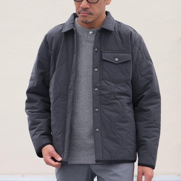 画像7: 【RE PRICE / 価格改定】【耐水撥水コットンタッチナイロン】Teflon（テフロン）ウェーブキルト CPOスナップジャケット【MADE IN JAPAN】『日本製』 / Upscape Audience