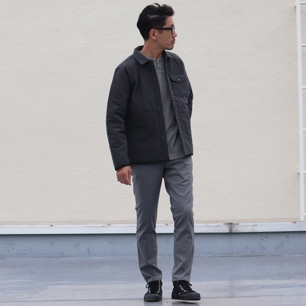 画像9: 【RE PRICE / 価格改定】【耐水撥水コットンタッチナイロン】Teflon（テフロン）ウェーブキルト CPOスナップジャケット【MADE IN JAPAN】『日本製』 / Upscape Audience