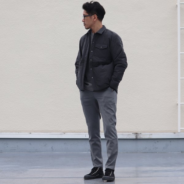 画像10: 【RE PRICE / 価格改定】【耐水撥水コットンタッチナイロン】Teflon（テフロン）ウェーブキルト CPOスナップジャケット【MADE IN JAPAN】『日本製』 / Upscape Audience