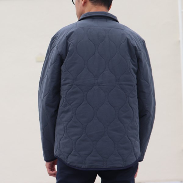 画像8: 【耐水撥水コットンタッチナイロン】Teflon(テフロン)ウェーブキルト CPOスナップジャケット【MADE IN JAPAN】『日本製』【送料無料】 / Upscape Audience