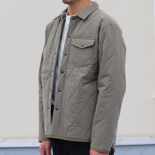 画像10: 【耐水撥水コットンタッチナイロン】Teflon(テフロン)ウェーブキルト CPOスナップジャケット【MADE IN JAPAN】『日本製』【送料無料】 / Upscape Audience