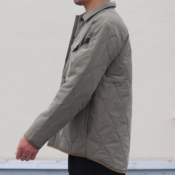 画像11: 【耐水撥水コットンタッチナイロン】Teflon(テフロン)ウェーブキルト CPOスナップジャケット【MADE IN JAPAN】『日本製』【送料無料】 / Upscape Audience