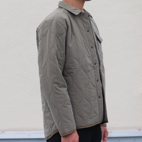 画像14: 【耐水撥水コットンタッチナイロン】Teflon(テフロン)ウェーブキルト CPOスナップジャケット【MADE IN JAPAN】『日本製』【送料無料】 / Upscape Audience