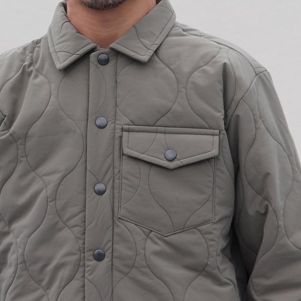 画像15: 【耐水撥水コットンタッチナイロン】Teflon(テフロン)ウェーブキルト CPOスナップジャケット【MADE IN JAPAN】『日本製』【送料無料】 / Upscape Audience