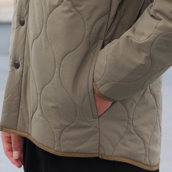 画像16: 【耐水撥水コットンタッチナイロン】Teflon(テフロン)ウェーブキルト CPOスナップジャケット【MADE IN JAPAN】『日本製』【送料無料】 / Upscape Audience