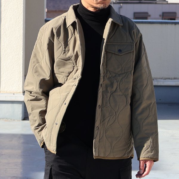 画像3: 【RE PRICE / 価格改定】【耐水撥水コットンタッチナイロン】Teflon（テフロン）ウェーブキルト CPOスナップジャケット【MADE IN JAPAN】『日本製』 / Upscape Audience