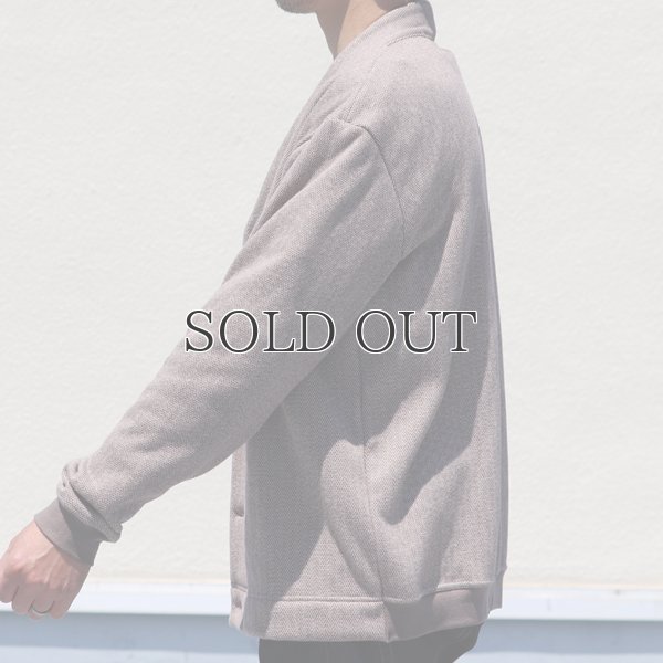 画像4: 【ボンバーヒート】爆暖Tweed裏起毛 モックVネック カーディガン【MADE IN JAPAN】『日本製』 / Upscape Audience