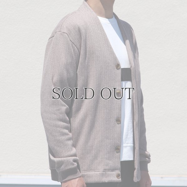 画像6: 【ボンバーヒート】爆暖Tweed裏起毛 モックVネック カーディガン【MADE IN JAPAN】『日本製』 / Upscape Audience