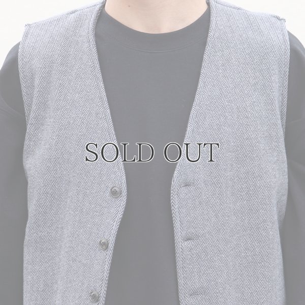 画像7: 【ボンバーヒート】爆暖Tweed裏起毛 Vネック6釦ベスト【MADE IN JAPAN】『日本製』 / Upscape Audience