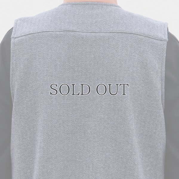画像8: 【ボンバーヒート】爆暖Tweed裏起毛 Vネック6釦ベスト【MADE IN JAPAN】『日本製』 / Upscape Audience