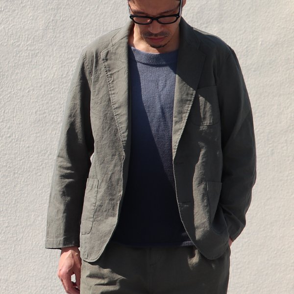 画像14: 綿麻ビンテージソフトキャンバス 2釦 サックジャケット【MADE IN JAPAN】『日本製』【送料無料】 / Upscape Audience