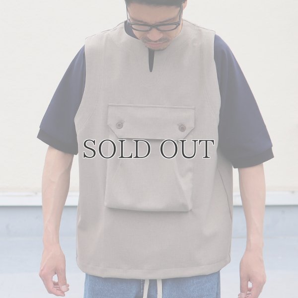 画像15: Reflax®(リフラクス)テック リネンライク CANAPA(カナパ)  ビッグポケットキーネックベスト【MADE IN JAPAN】『日本製』 / Upscape Audience