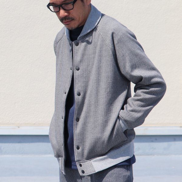 画像4: ボンバーヒート爆暖Tweed裏起毛 スタジャン【MADE IN JAPAN】『日本製』【送料無料】 / Upscape Audience
