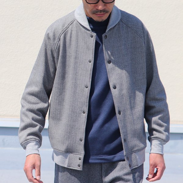 画像12: ボンバーヒート爆暖Tweed裏起毛 スタジャン【MADE IN JAPAN】『日本製』【送料無料】 / Upscape Audience