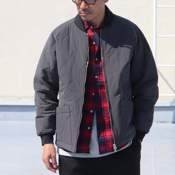 画像3: Teflon（テフロン）耐水撥水コットンタッチ ナイロンウェーブキルト MA-1ブルゾン【MADE IN JAPAN】『日本製』【送料無料】 / Upscape Audience