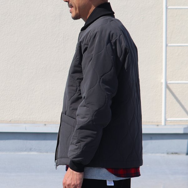 画像4: Teflon（テフロン）耐水撥水コットンタッチ ナイロンウェーブキルト MA-1ブルゾン【MADE IN JAPAN】『日本製』【送料無料】 / Upscape Audience