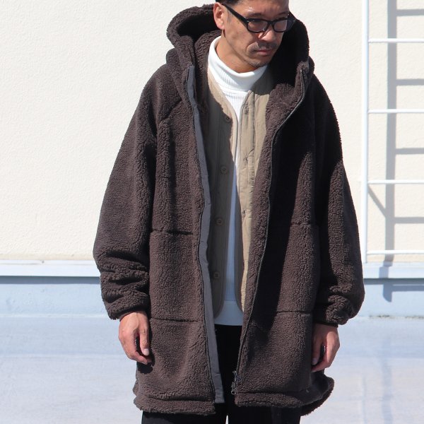 画像7: 【Lanificio Becagli（ベッカリー）】トスカーナボア モンスターパーカー【MADE IN JAPAN】『日本製』【送料無料】/ Upscape Audience