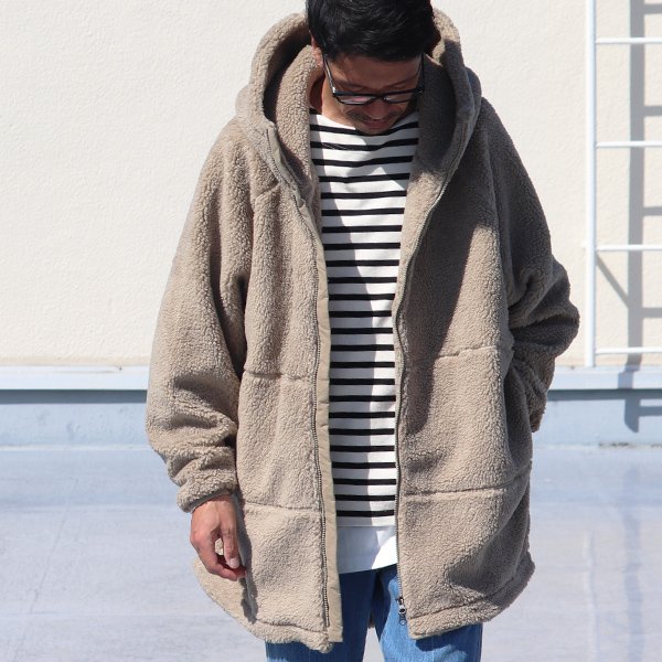 画像10: 【Lanificio Becagli（ベッカリー）】トスカーナボア モンスターパーカー【MADE IN JAPAN】『日本製』【送料無料】/ Upscape Audience