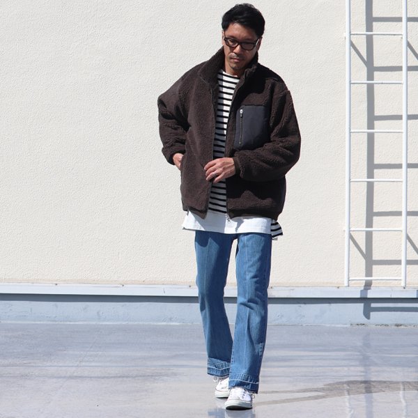 画像11: 【Lanificio Becagli（ベッカリー）】トスカーナボア スタンドブルゾン【MADE IN JAPAN】『日本製』【送料無料】/ Upscape Audience