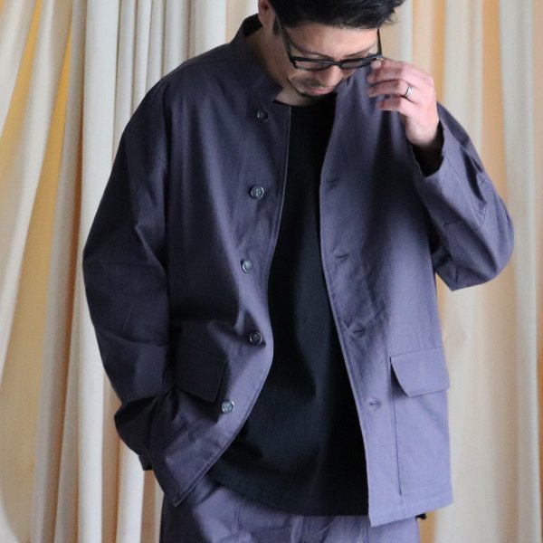 画像5: 馬布ヴィンテージフィニッシュ(ホースクロス)ホスピタルジャケット【MADE IN JAPAN】『日本製』/ Upscape Audience