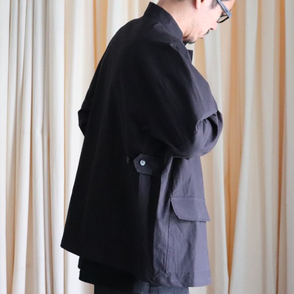 画像13: 馬布ヴィンテージフィニッシュ(ホースクロス)ホスピタルジャケット【MADE IN JAPAN】『日本製』/ Upscape Audience