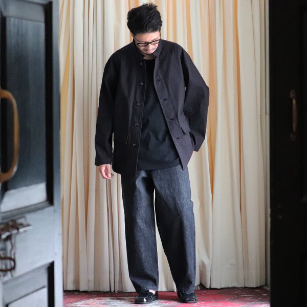 画像14: 馬布ヴィンテージフィニッシュ(ホースクロス)ホスピタルジャケット【MADE IN JAPAN】『日本製』/ Upscape Audience