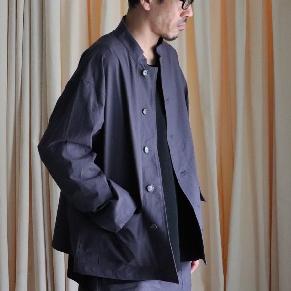 画像6: 馬布ヴィンテージフィニッシュ(ホースクロス)ホスピタルジャケット【MADE IN JAPAN】『日本製』/ Upscape Audience