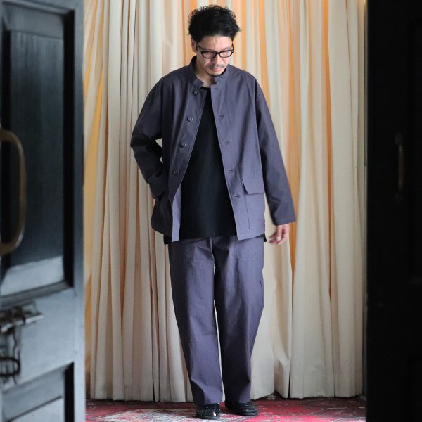 画像7: 馬布ヴィンテージフィニッシュ(ホースクロス)ホスピタルジャケット【MADE IN JAPAN】『日本製』/ Upscape Audience