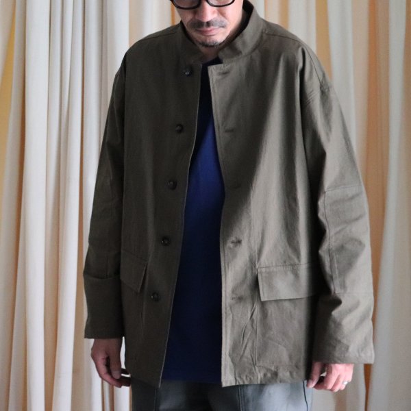 画像8: 馬布ヴィンテージフィニッシュ(ホースクロス)ホスピタルジャケット【MADE IN JAPAN】『日本製』/ Upscape Audience