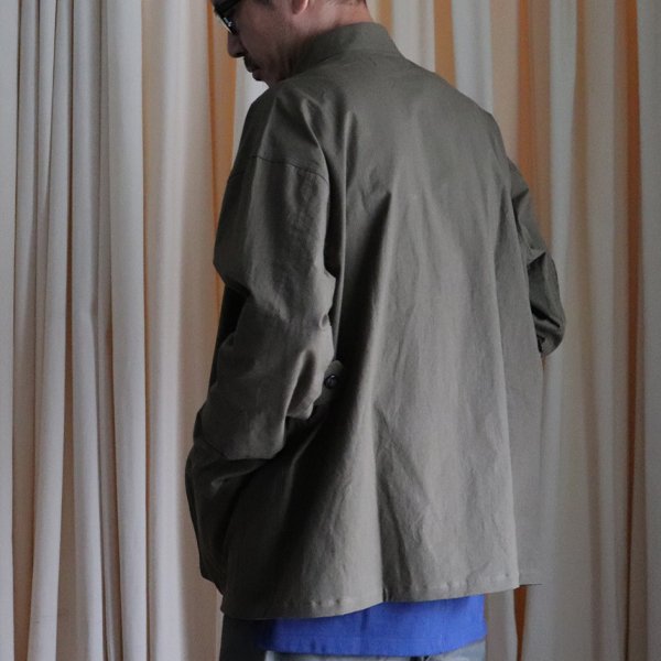 画像10: 馬布ヴィンテージフィニッシュ(ホースクロス)ホスピタルジャケット【MADE IN JAPAN】『日本製』/ Upscape Audience