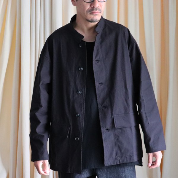 画像12: 馬布ヴィンテージフィニッシュ(ホースクロス)ホスピタルジャケット【MADE IN JAPAN】『日本製』/ Upscape Audience