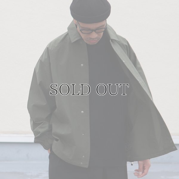 画像3: MACLOWLY(マックローリー)撥水ナイロンタフタ ラップアップコーチジャケット【MADE IN JAPAN】『日本製』【送料無料】 / Upscape Audience