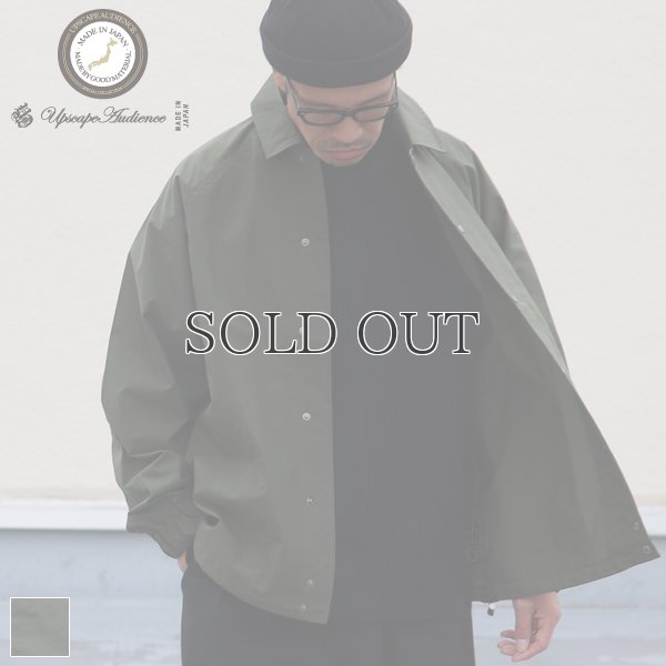 画像1: MACLOWLY(マックローリー）撥水ナイロンタフタ　ラップアップコーチジャケット【MADE IN JAPAN】『日本製』【送料無料】 / Upscape Audience