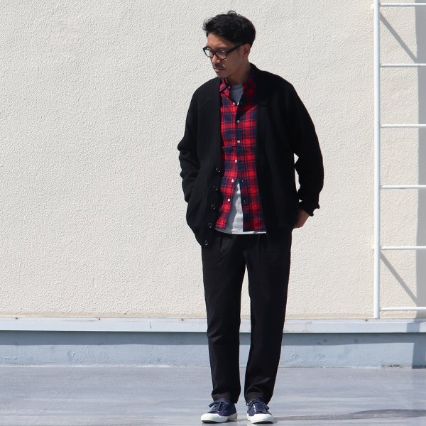 画像9: ビッグワッフル 3XL ラグラン ニットカーディガン【MADE IN JAPAN】『日本製』 / Upscape Audience